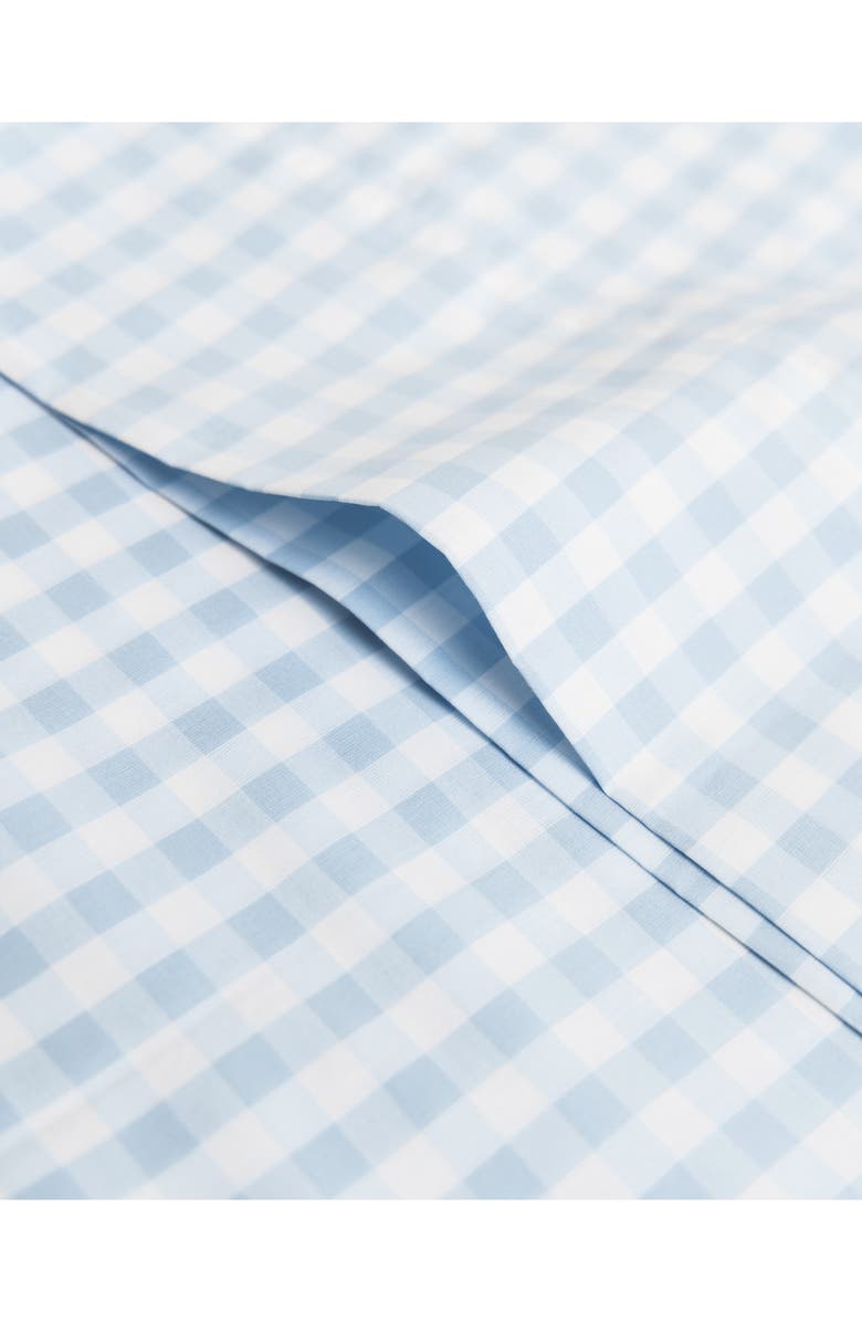 Petite Plume Signature Collection Gingham Sheet Set, Alternate, color, Blue