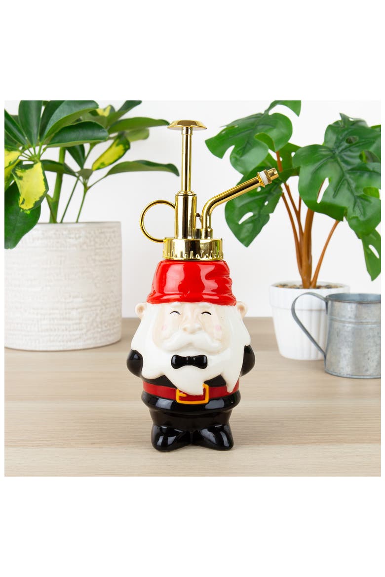 Gnome Plant Mister, Alternate, color, WHITE/ BLACK MULTI