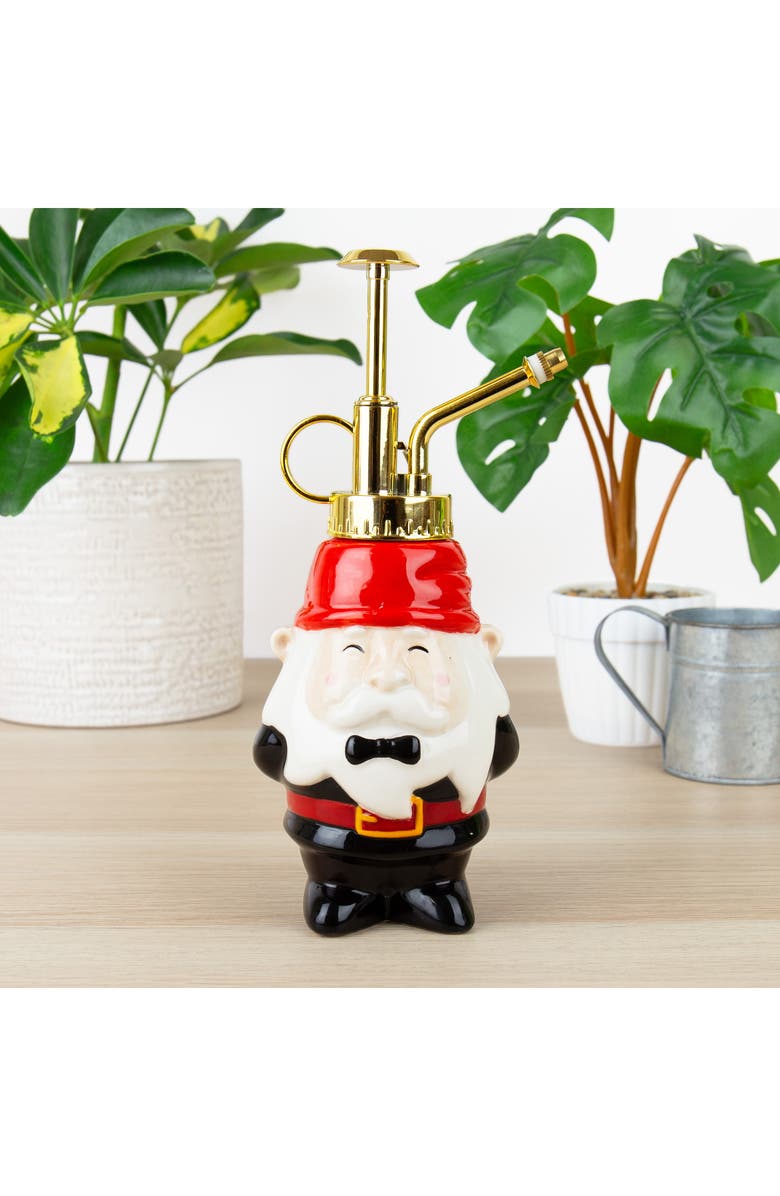 GIFT REPUBLIC Gnome Plant Mister, Alternate, color, White/ Black Multi