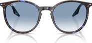 Ray-Ban 54mm Polarized Gradient Round Sunglasses