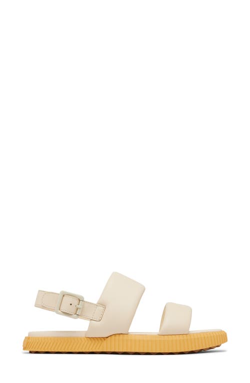 Shop Sorel Ona Streetworks Go-to Slingback Sandal In Honey White/yellow Ray