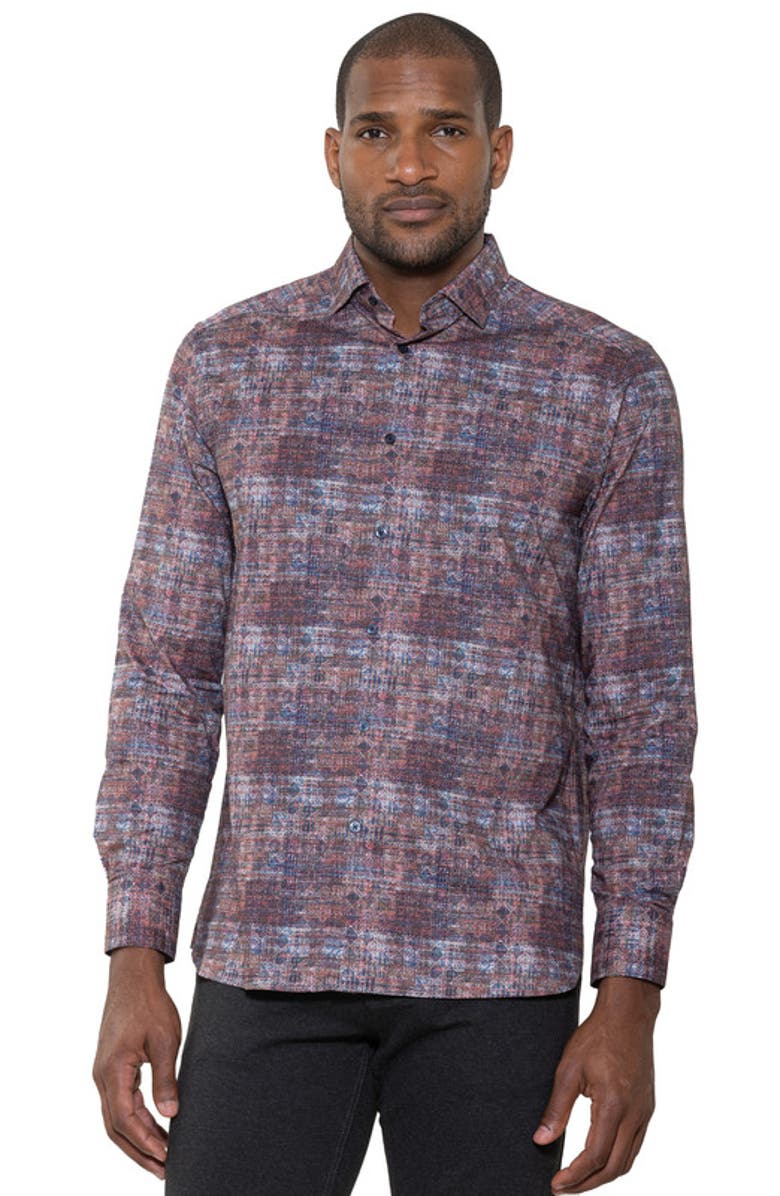 Luchiano Visconti Abstract Digital Design Shirt, Main, color, 