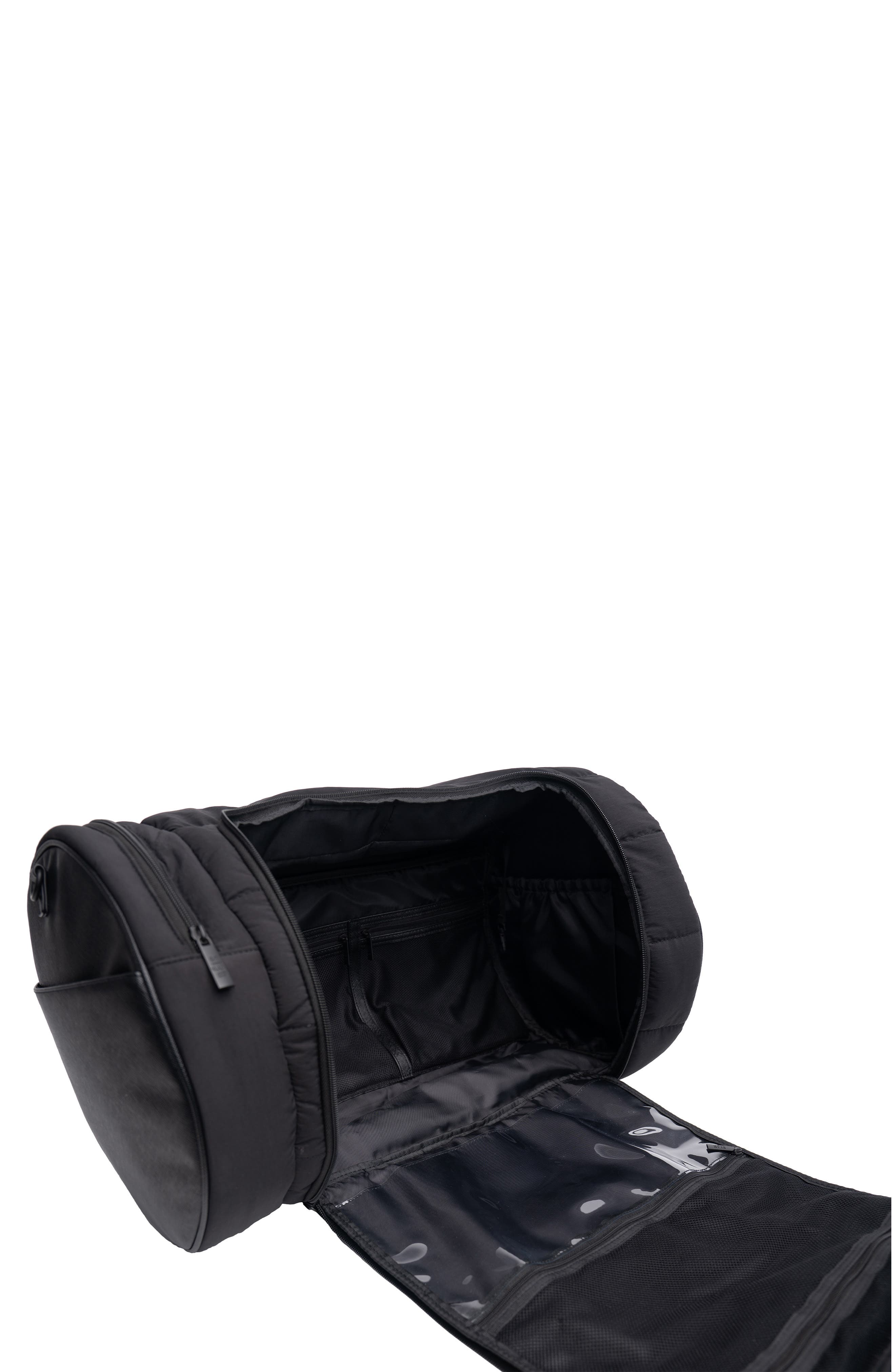 The Mini Duffle Bag, Alternate, color, BLACK