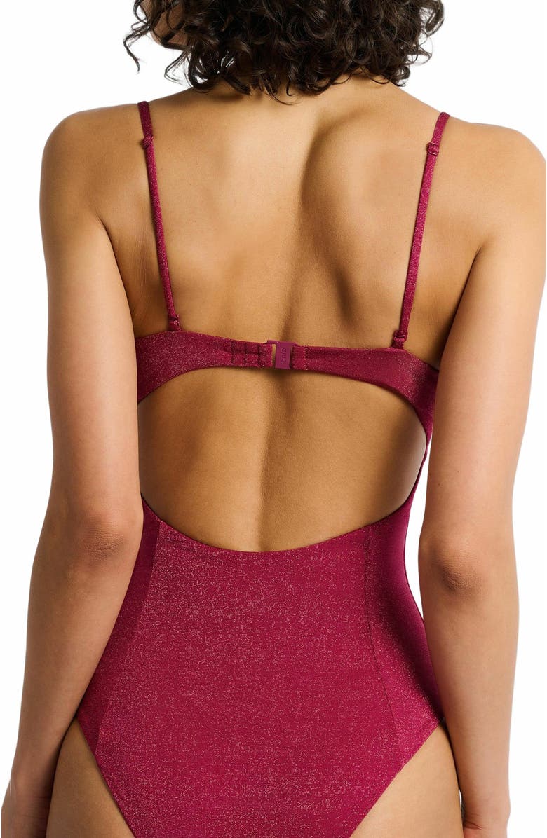 Onia Belle One Piece, Alternate, color, Anemone