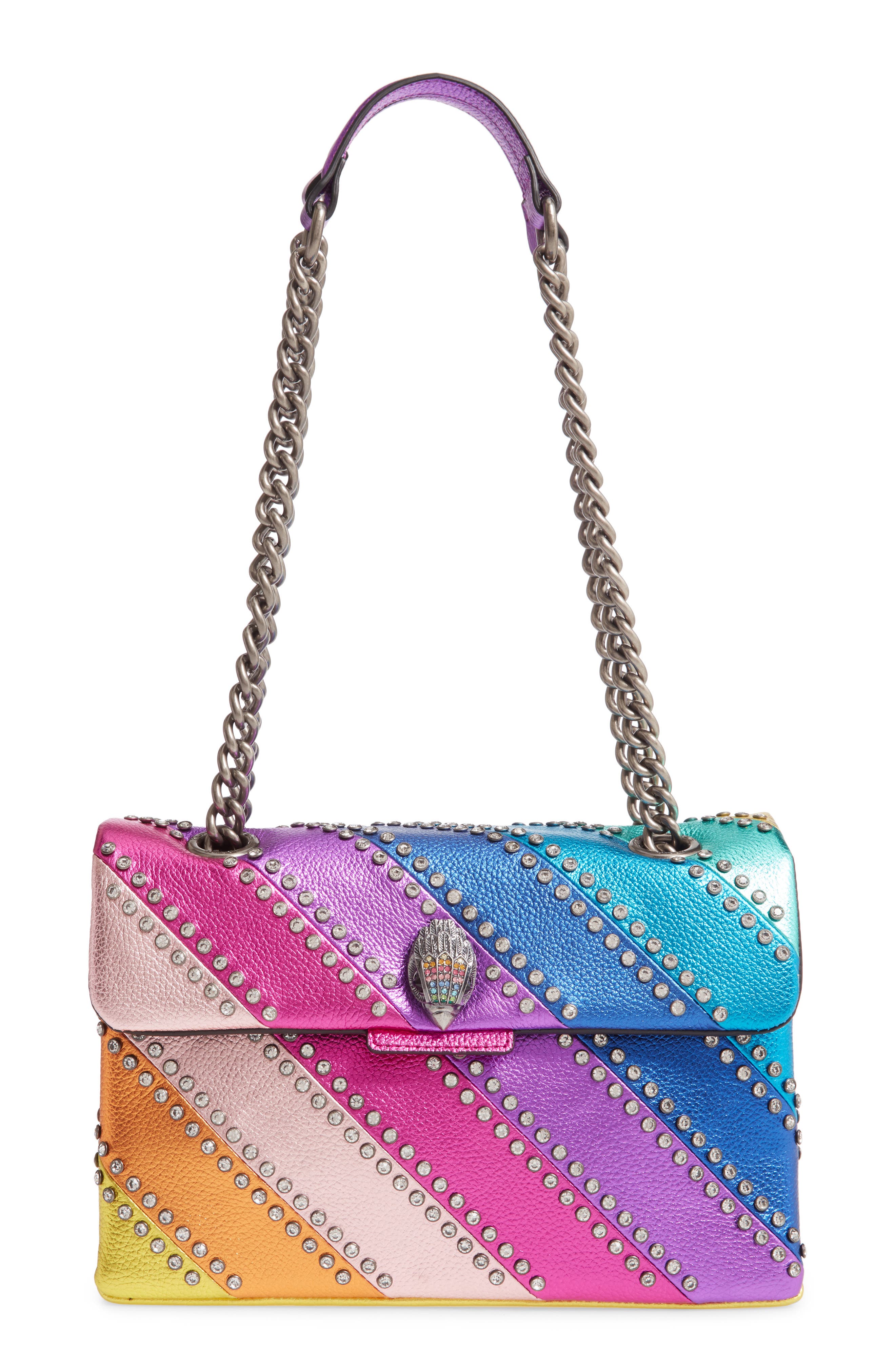 Kurt Geiger London Crystal Kensington Shoulder Bag, Main, color, 