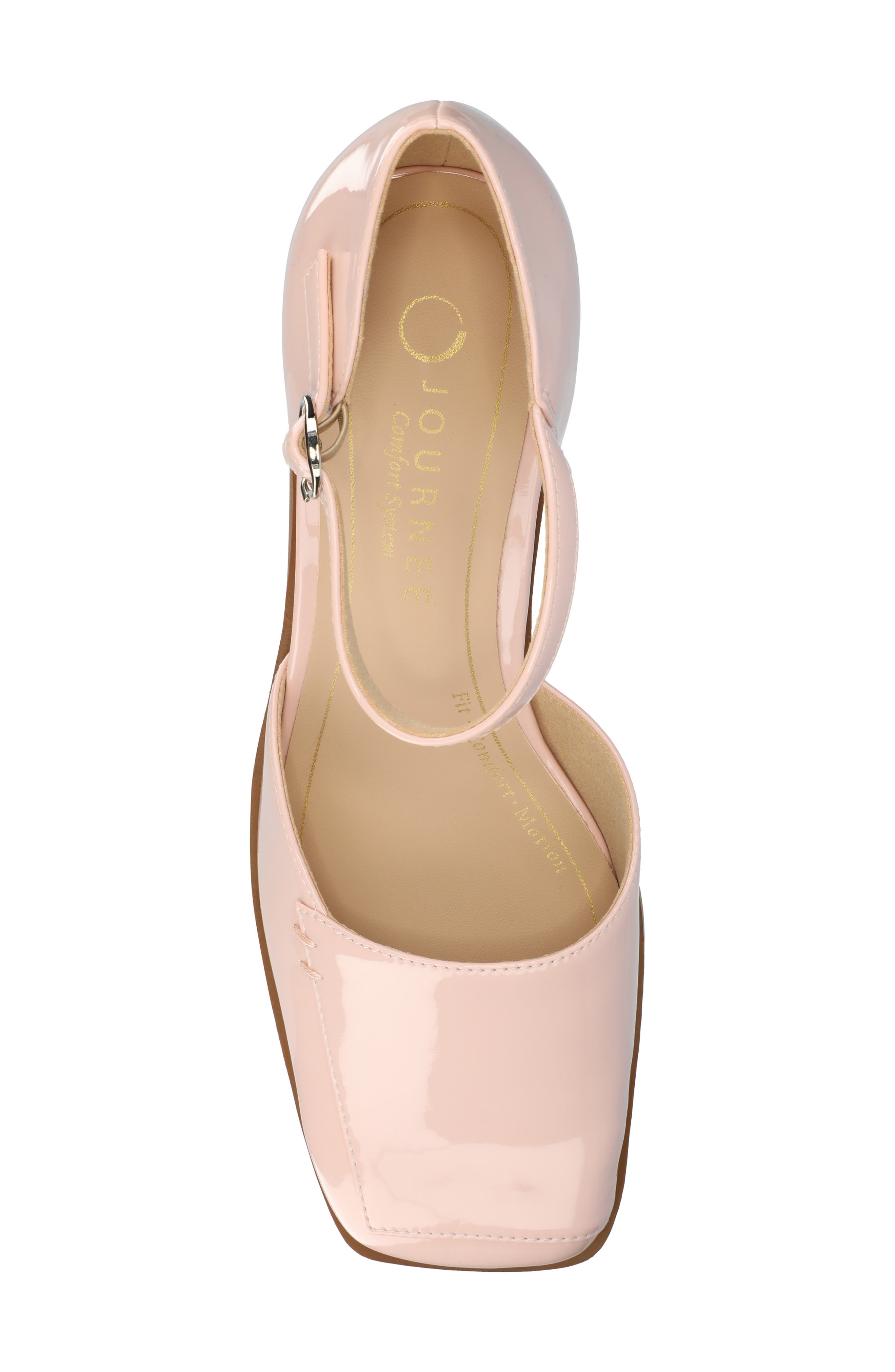 Evangeline Block Heel Pump, Alternate, color, PATENT/PINK