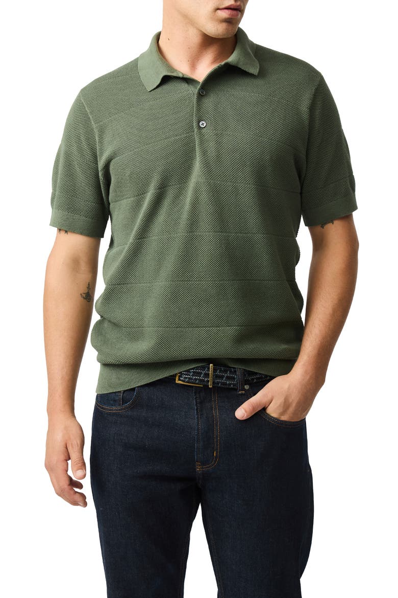 Masons Flat Polo, Main, color, FOREST