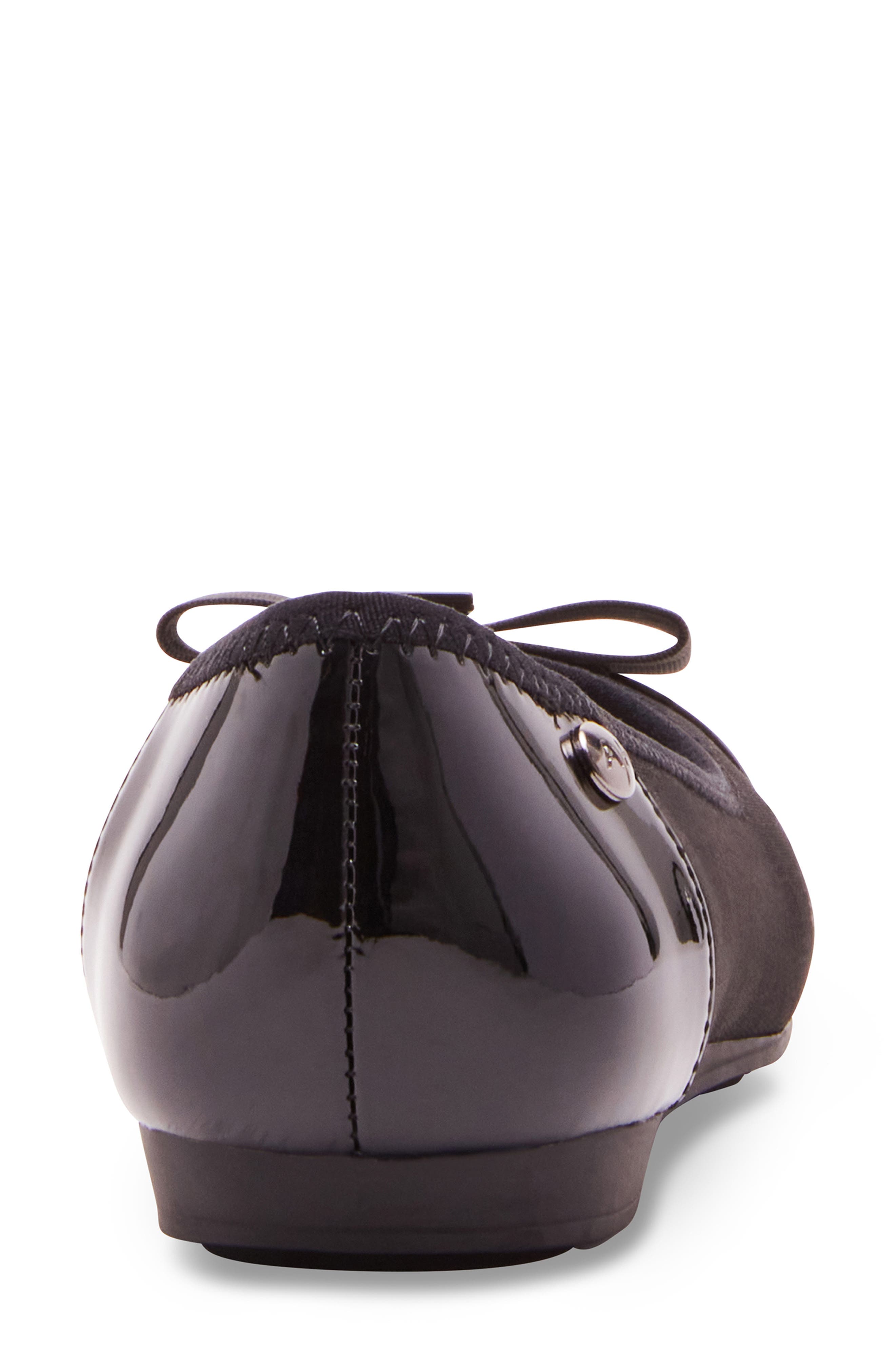 Anne Klein Alive Cap Toe Flat, Alternate, color, Black Multi Fb