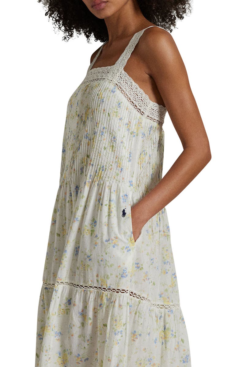 Polo Ralph Lauren Floral Cotton Nightgown, Alternate, color,