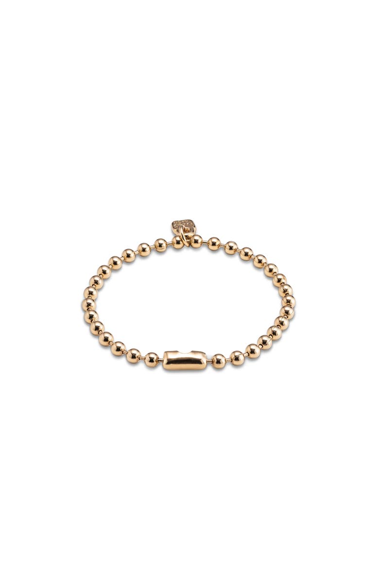 UNODE50 Beaded Charm Bracelet, Alternate, color, Gold