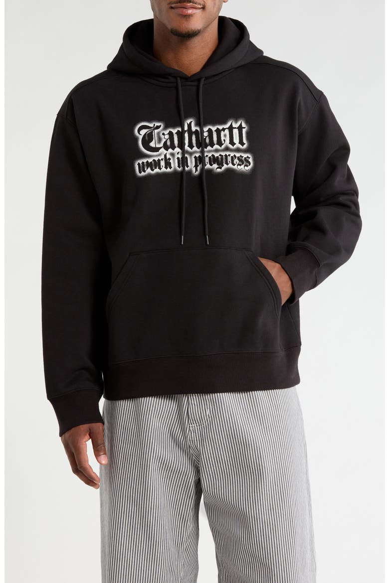 World Tour Graphic Hoodie, Main, color, BLACK