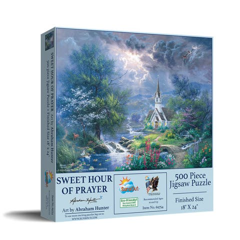 Sweet Hour of Prayer 500 piece Jigsaw Puzzle for Adults