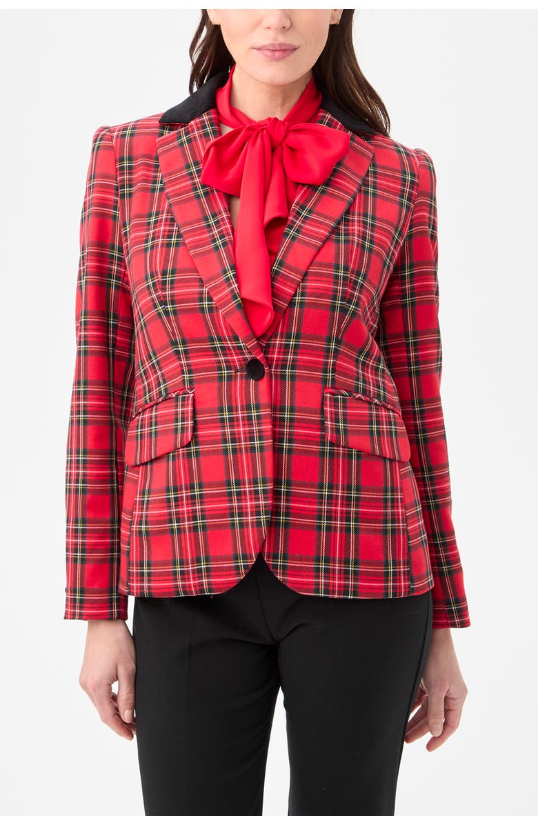 Trina Turk Revolution Plaid Jacket, Main, color,