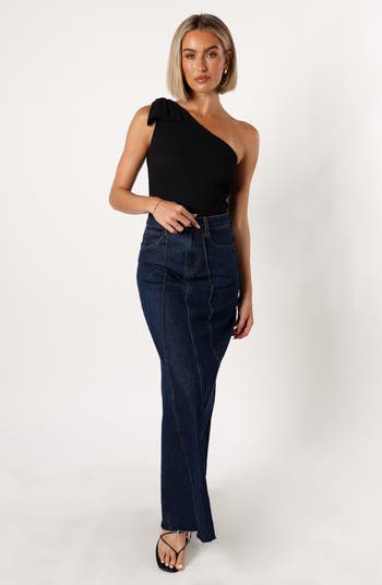 Jordana One-Shoulder Bodysuit