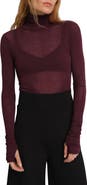 Marcella Eloise Sheer Turtleneck
