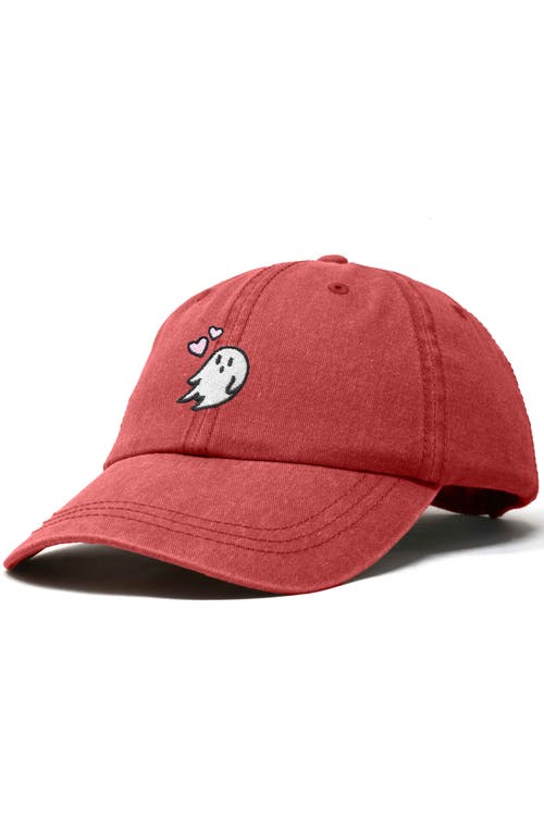 DALIX DALIX HEARTLY GHOST EMBROIDERED CAP 