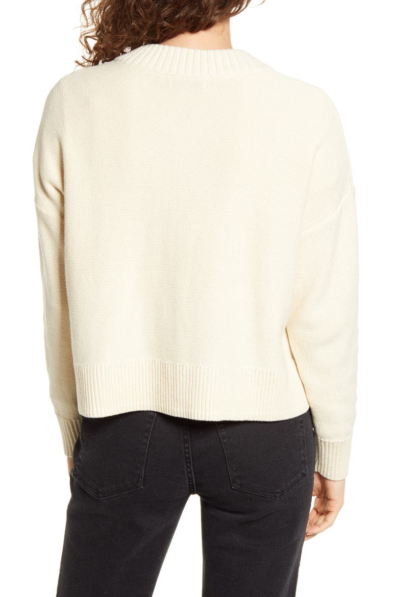 Broadway Cardigan Sweater, Alternate, color, MUTED ALABASTER