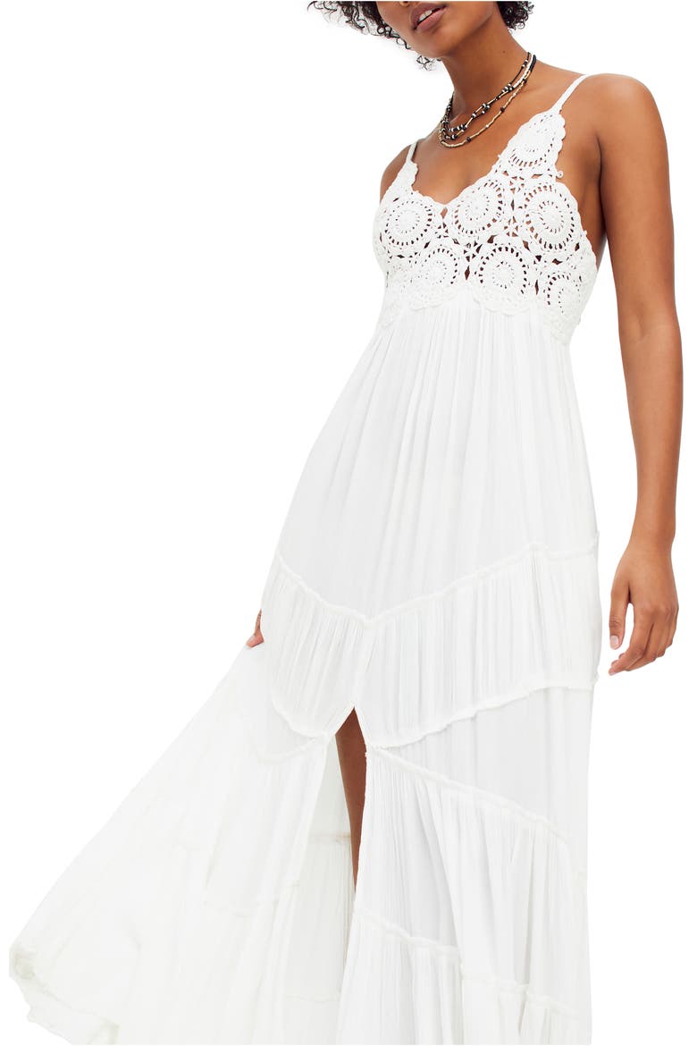 free-est Insea Strappy Maxi Dress, Alternate, color, WHITE