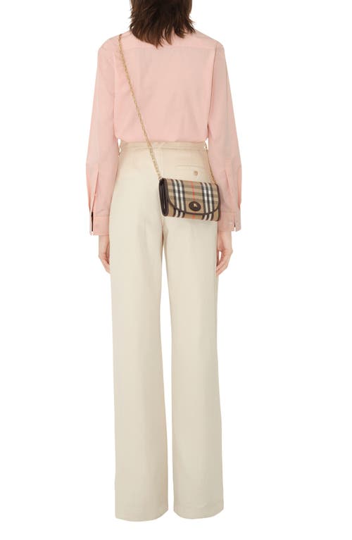 Burberry Highlands Coated Canvas Wallet On A Chain In Pink