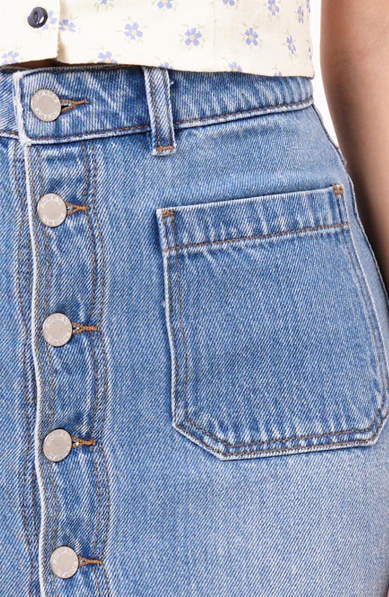 Rolla’s Denim Midi Skirt, Alternate, color,