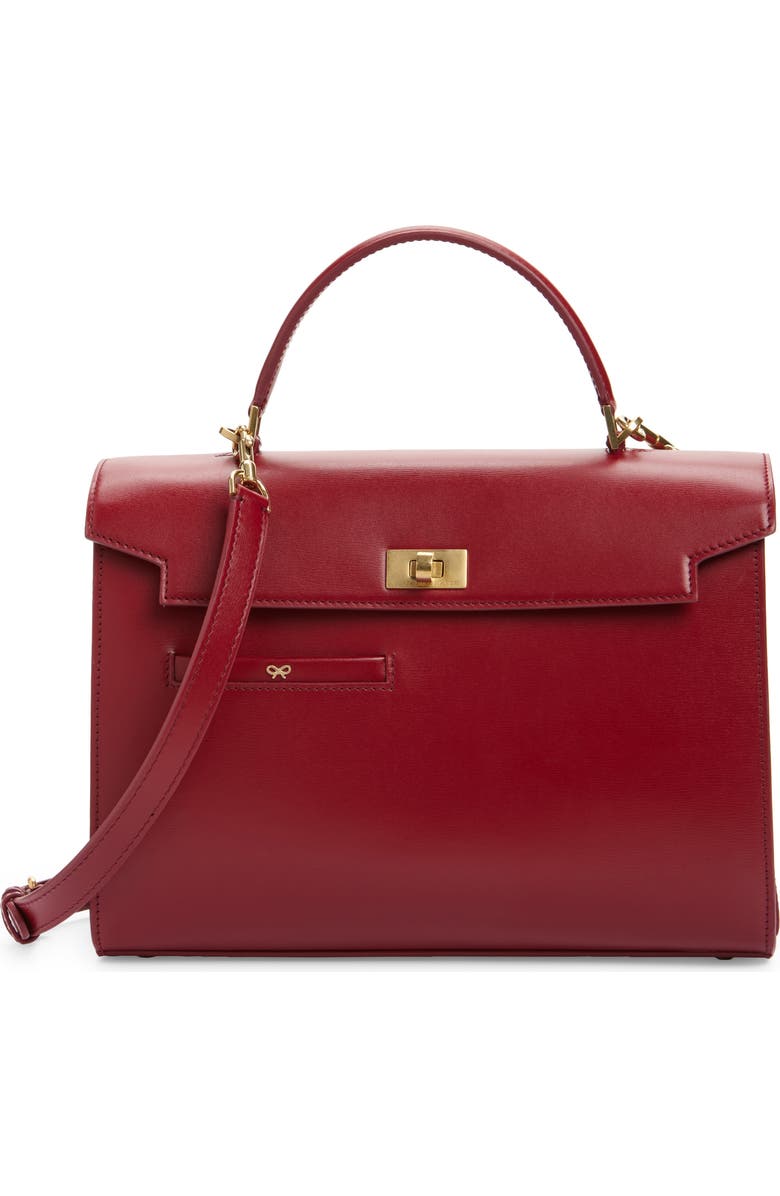 Anya Hindmarch Mortimer Leather Top Handle Bag, Main, color,