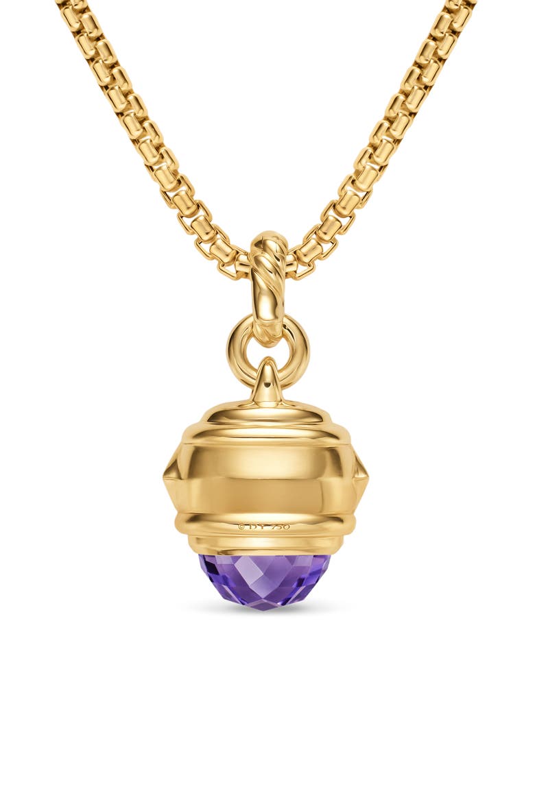Renaissance Amulet in 18K Yellow Gold, 29mm, Alternate, color, GOLD