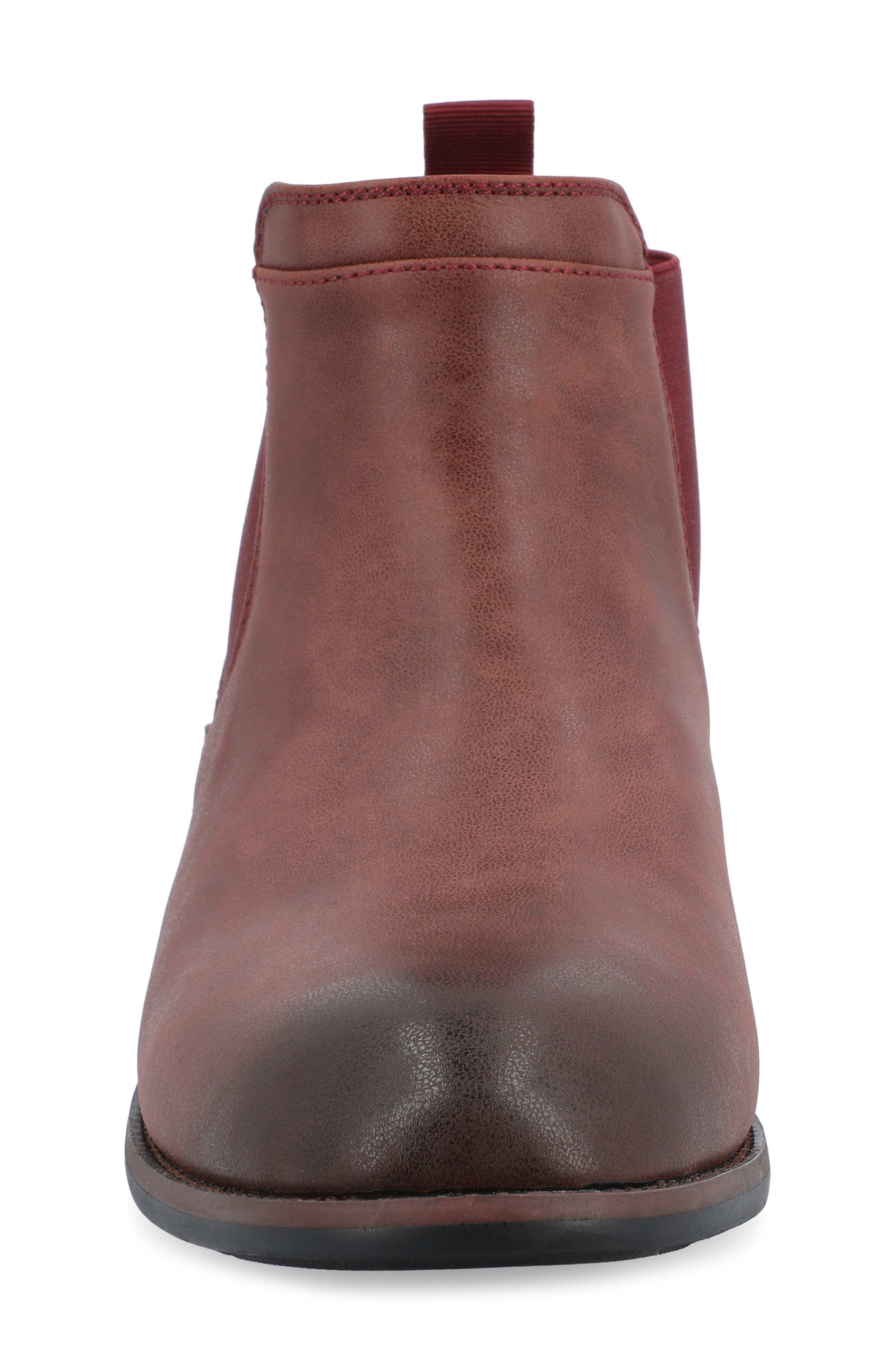Landon Chelsea Boot - Wide Width, Alternate, color, BRICK