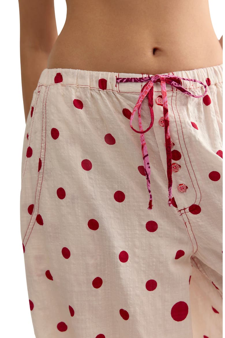 Intimately FP On Repeat Pajama Pants, Alternate, color, DOTS - IVORY COMBO