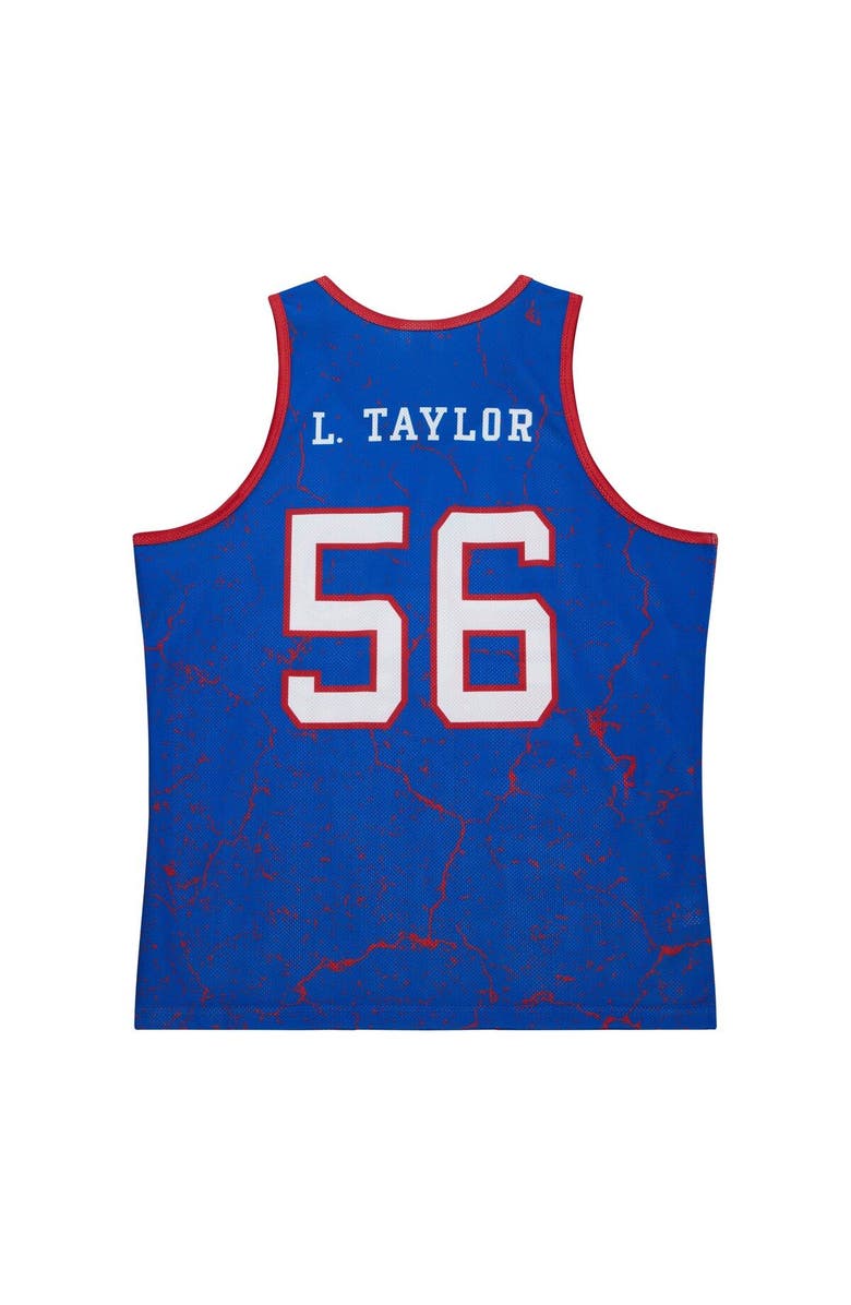 Mitchell & Ness Men's Mitchell & Ness Lawrence Taylor Royal New York Giants 1989 Player Burst Tank Top, Alternate, color, 