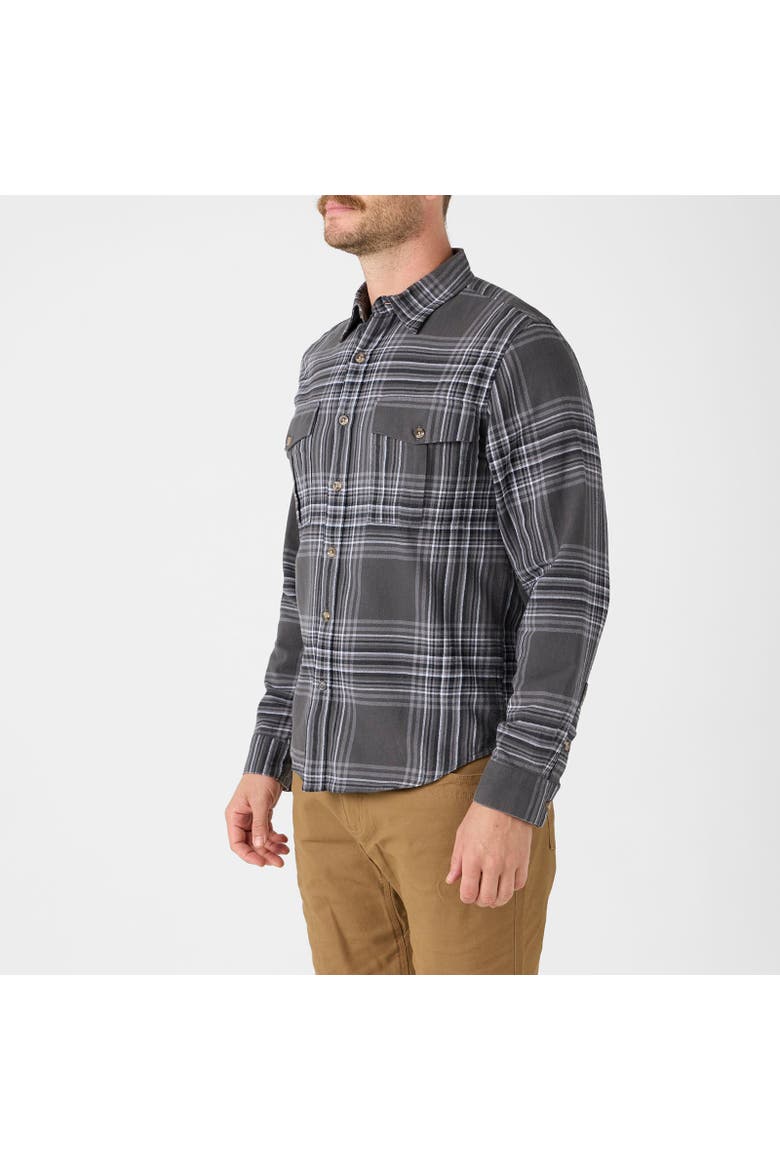 Noda Flannel Shirt, Alternate, color, Black