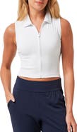 TravisMathew Midline Zip Polo Tank