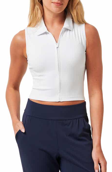 TravisMathew Midline Zip Polo Tank