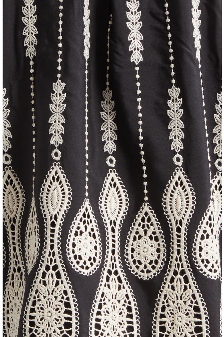 Selina Embroidered Top, Alternate, color, BLACK LACE