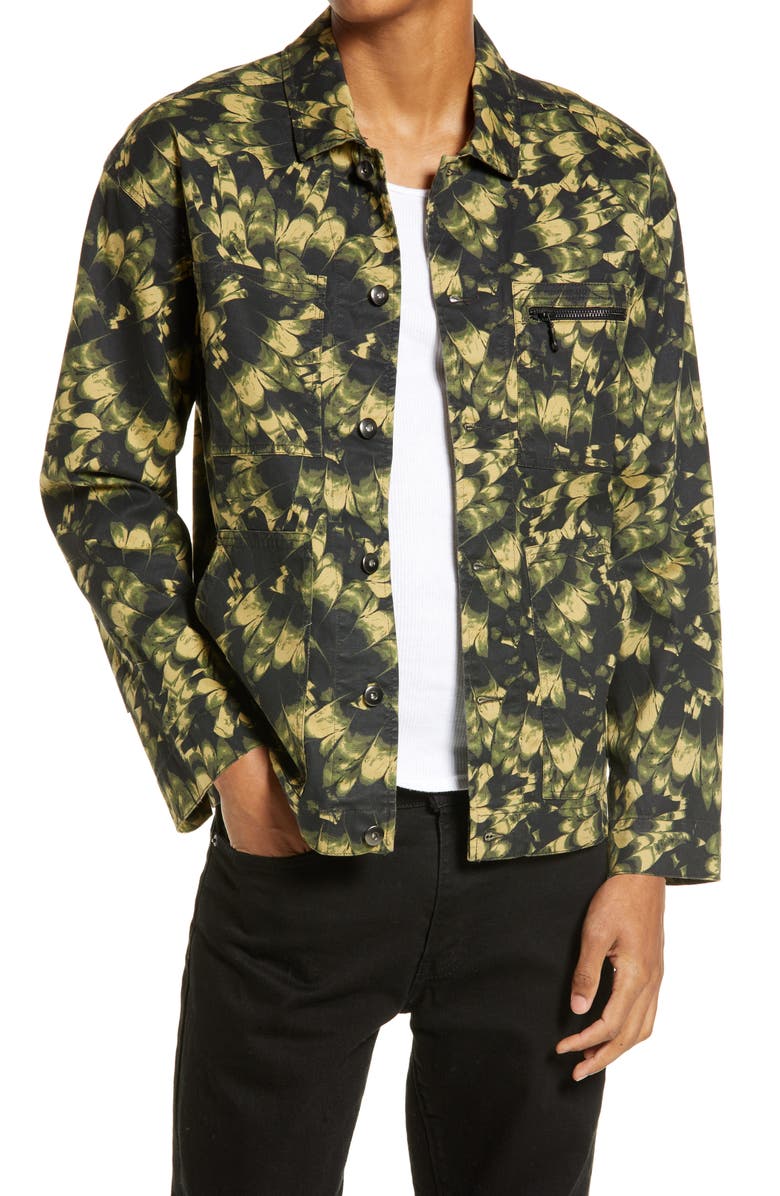 Nordstrom Cristina Martinez Stretch Twill Utility Jacket, Alternate, color, 