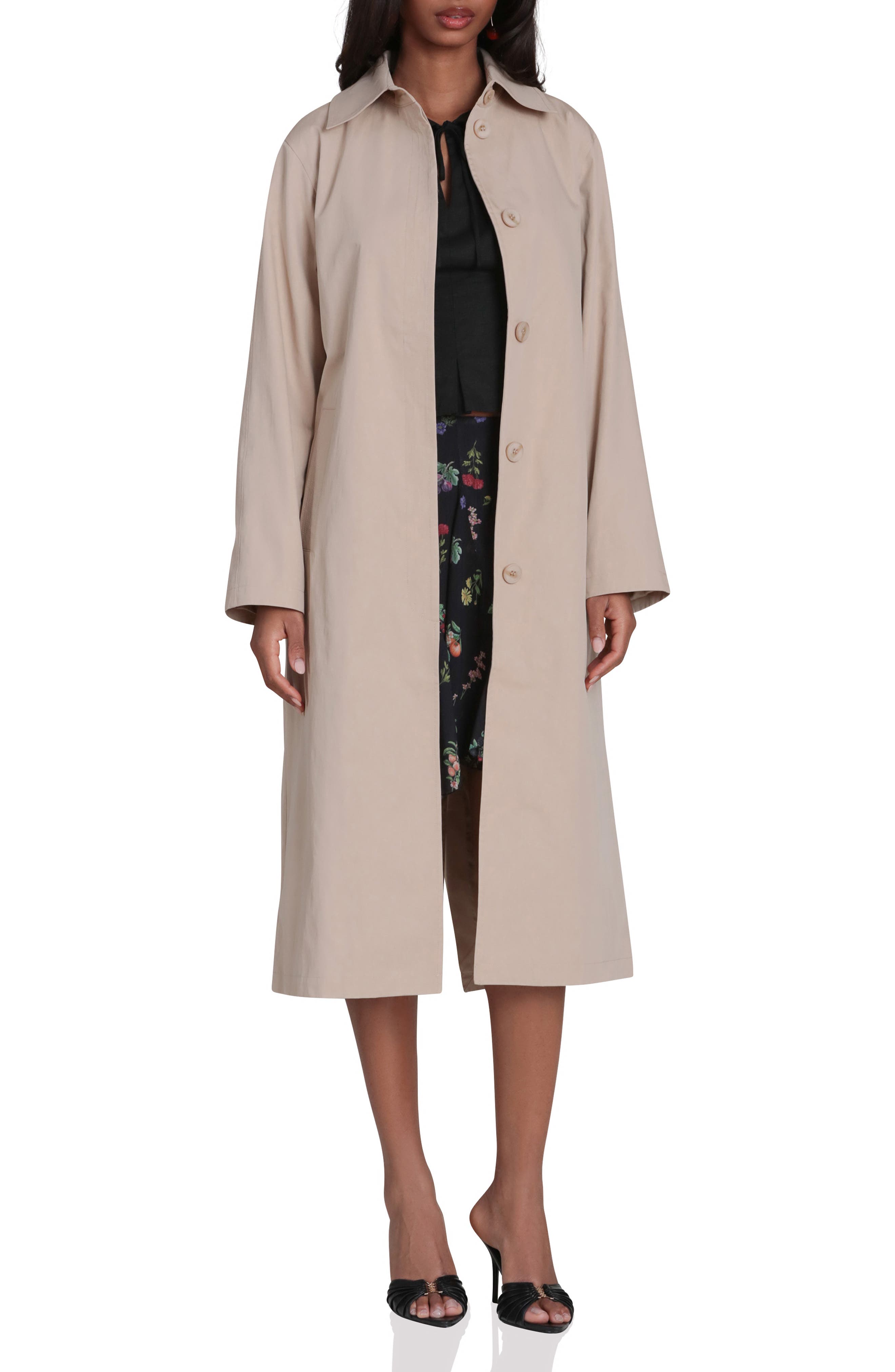Minimalist Cotton Nylon Trench Coat, Nordstrom Half-Yearly Sale 2026 pick