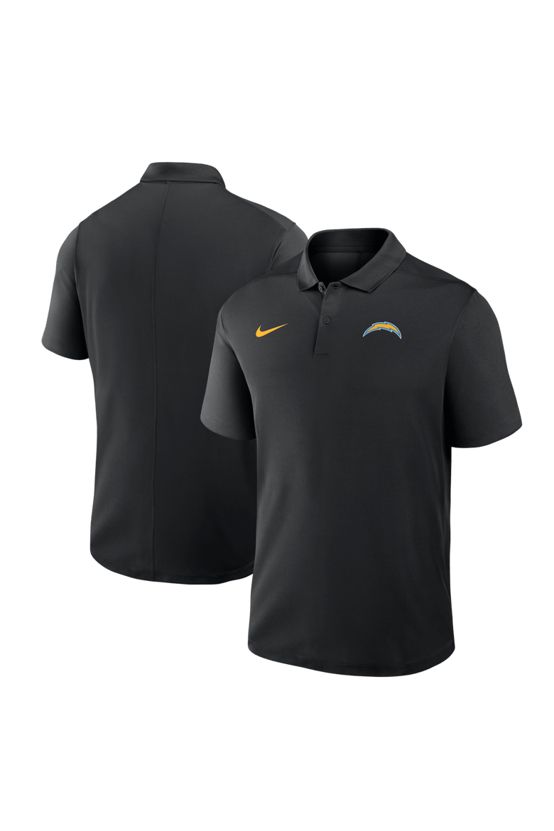 Men's Nike Black Los Angeles Chargers Dri-FIT Victory Polo, Main, color, Black