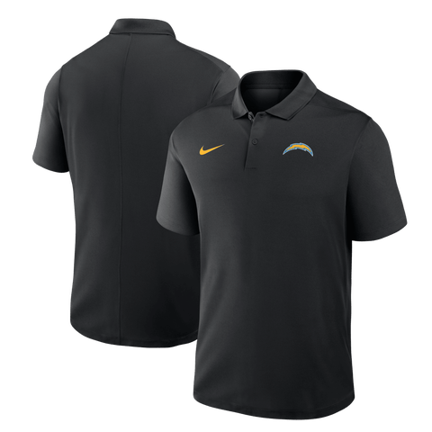 Men's Nike Black Los Angeles Chargers Dri-FIT Victory Polo