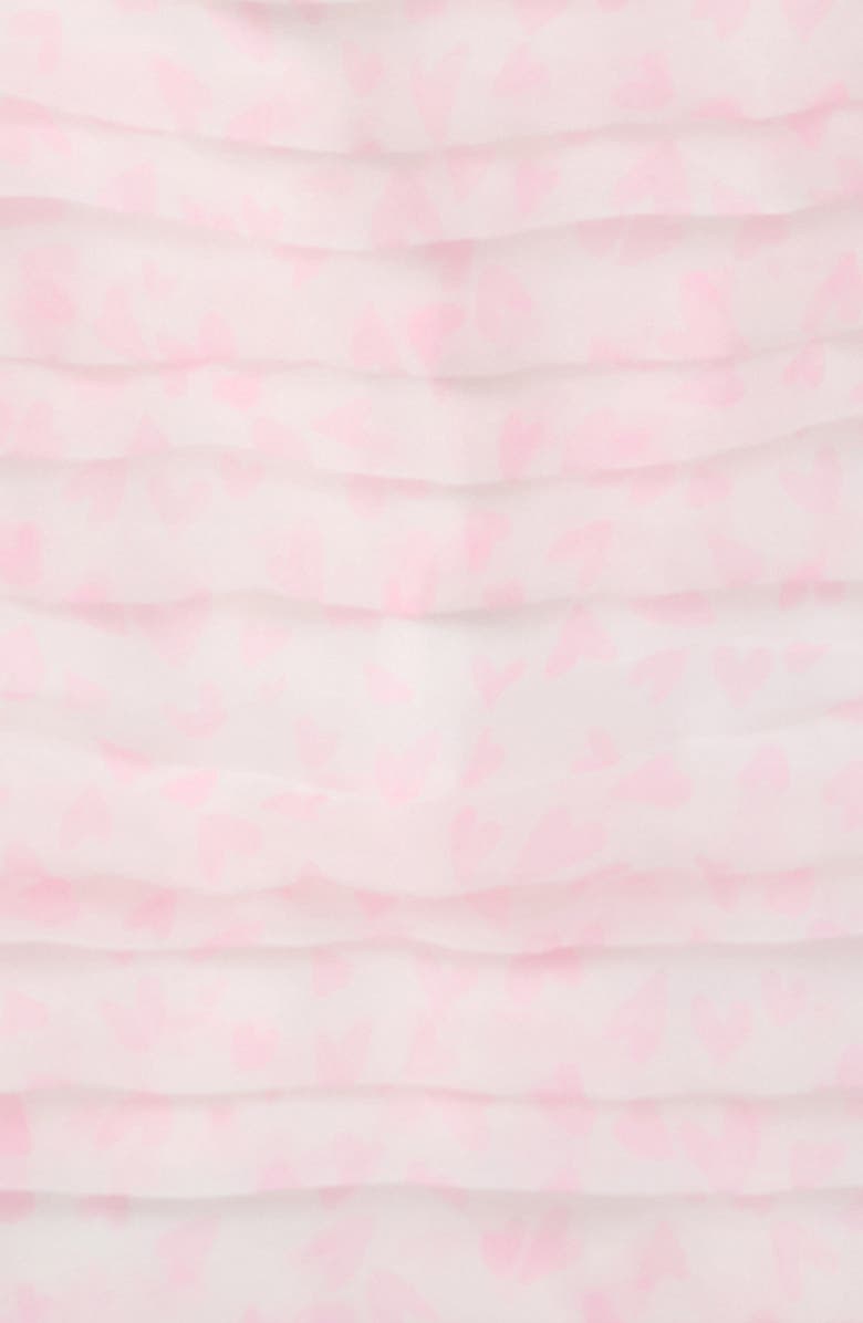 abercrombie kids Kids' Emerson Puff Sleeve Tiered Top, Alternate, color, Cashmere Rose