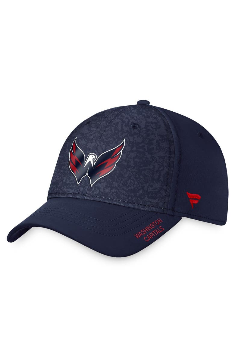 FANATICS Men's Fanatics Branded  Navy Washington Capitals Authentic Pro Rink Flex Hat, Main, color, Navy