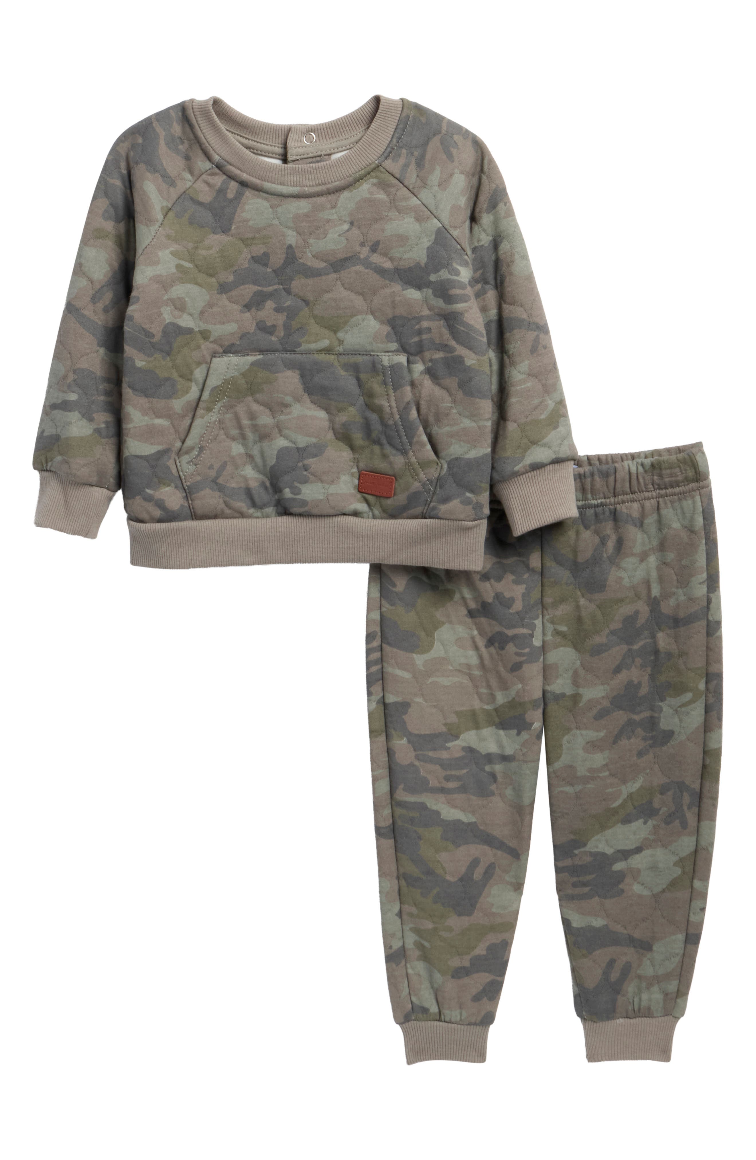 Quilted Sweatshirt & Joggers Set