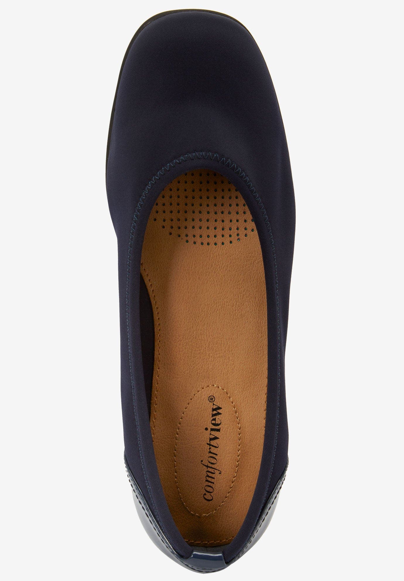The Lyra Slip On Flat, Alternate, color, NAVY