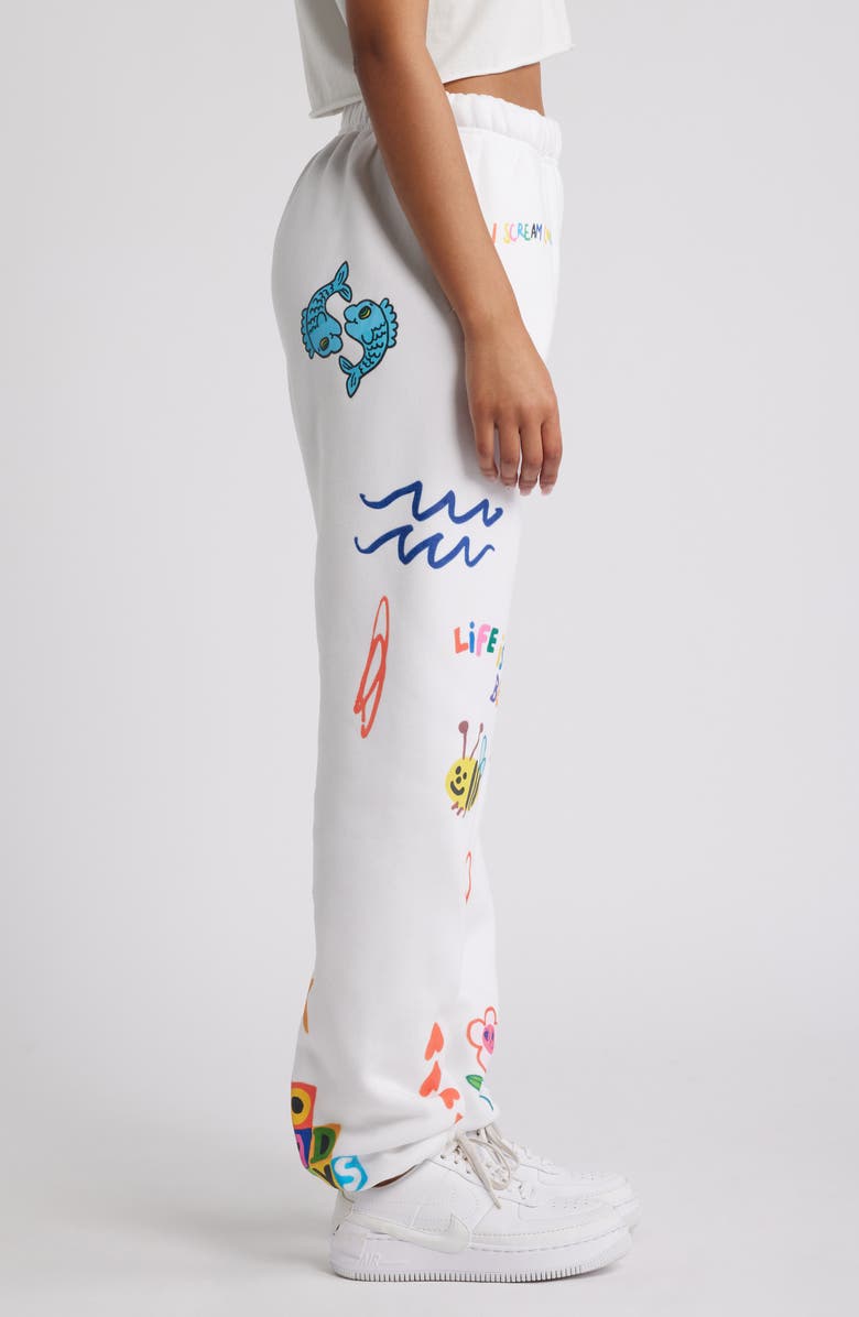 THE MAYFAIR GROUP Somebody Loves You Sweatpants, Alternate, color, 