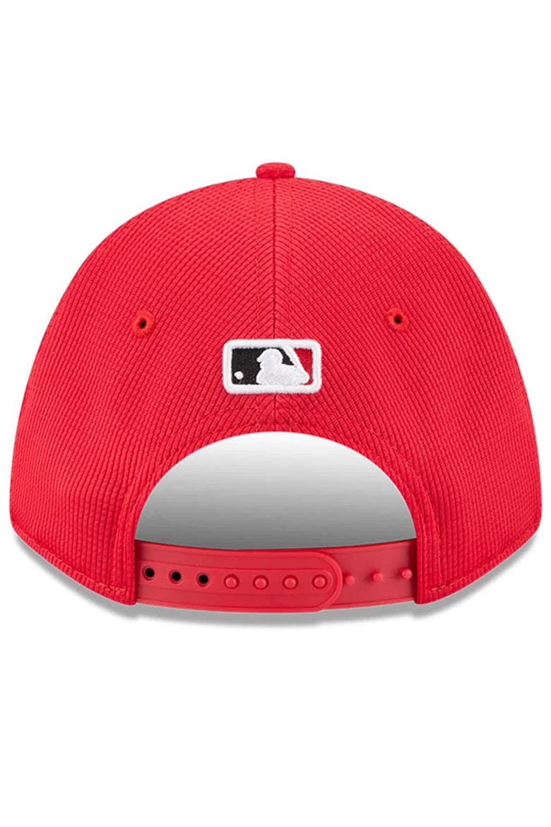Men's New Era Red Cincinnati Reds City Connect Batting Practice 9FORTY M-Crown Adjustable Hat, Alternate, color, Red