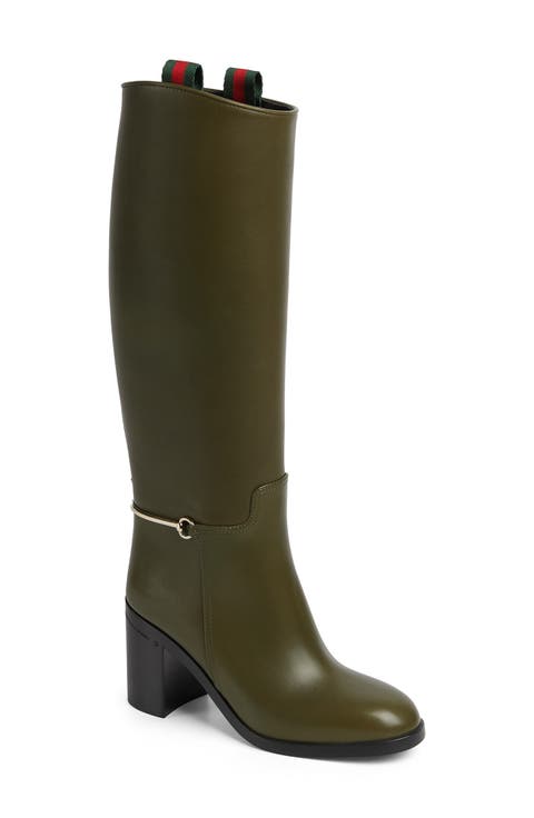 Horsebit Knee High Boot (Women)