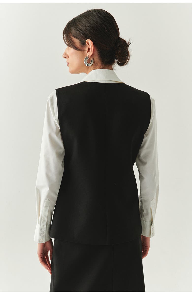 Exquise Celia Vest, Alternate, color, Black