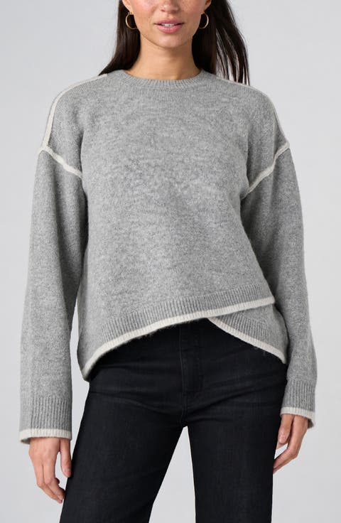 Tipped Tulip Hem Sweater