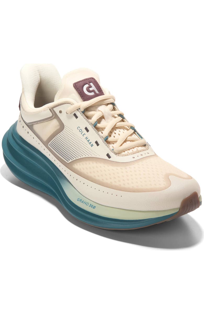 Cole Haan ØriginalGrand Quadstreak Running Shoe, Main, color, Angora/ Madeira