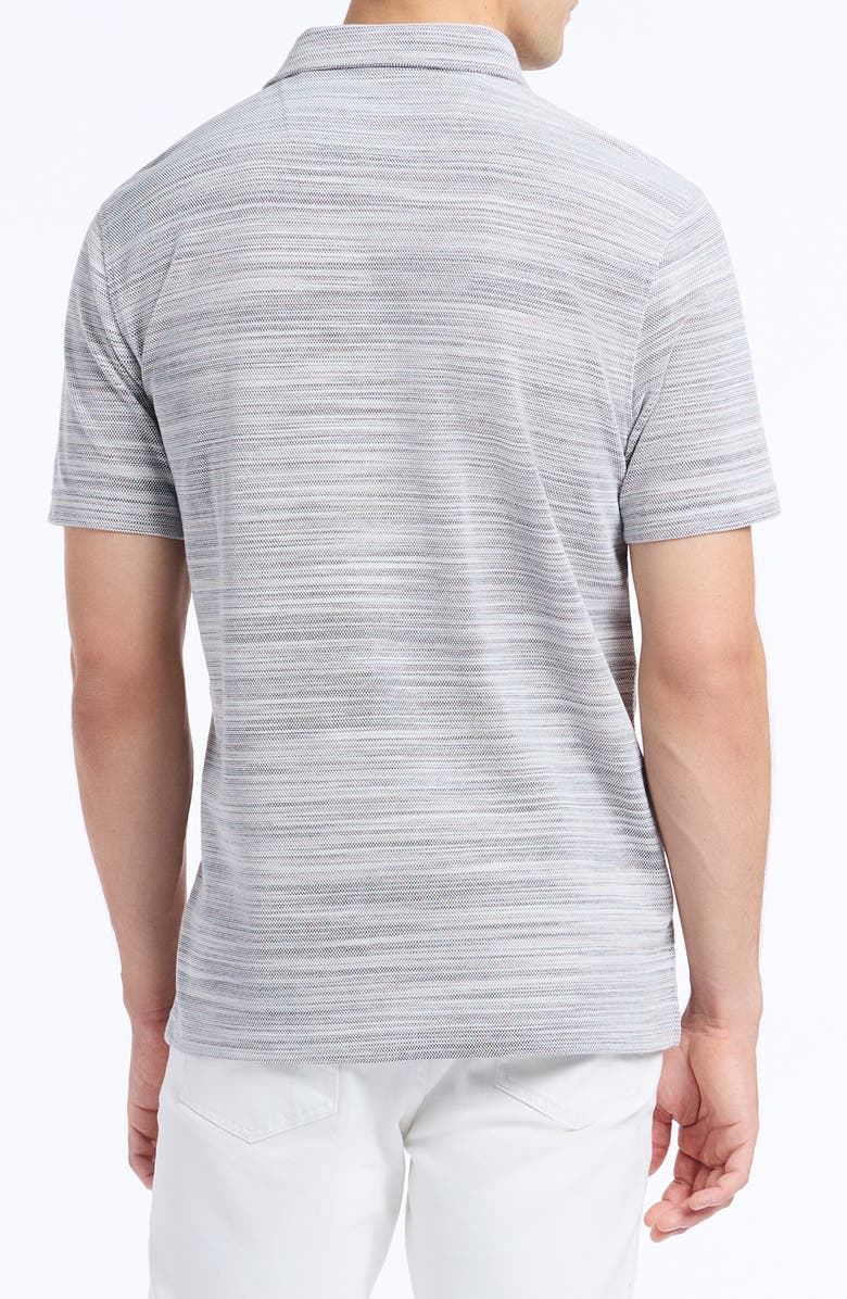 Robert Graham Bogner Cotton Blend Knit Polo, Alternate, color, White