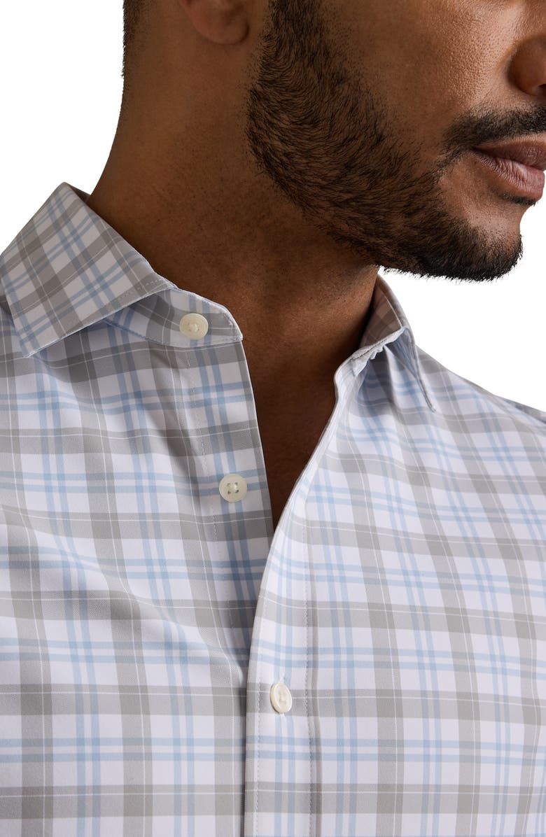 Rhone State of Mind Check Slim Fit Button-Up Shirt, Alternate, color,