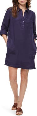 Michael Stars Eleanor Linen Shirtdress
